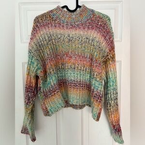 Multicolor Knit Women's Sweater